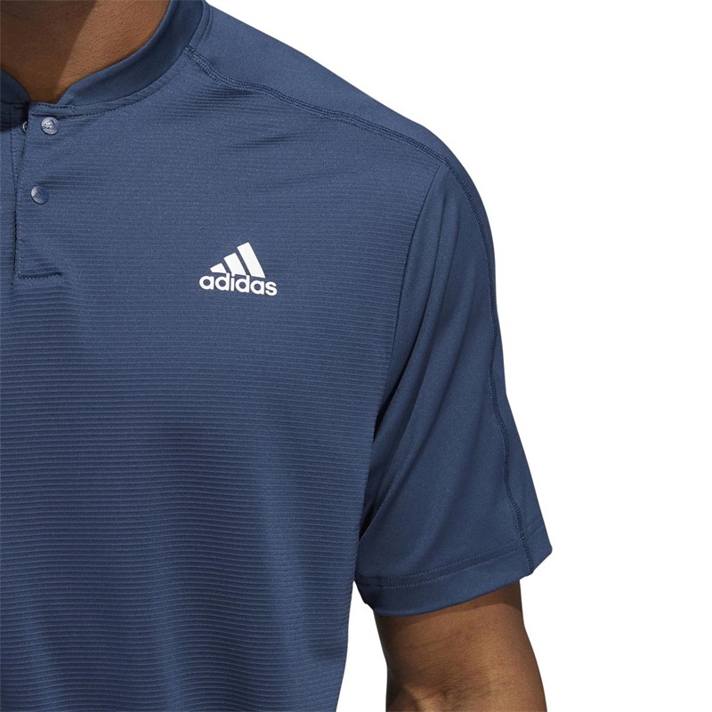 adidas Mens Sport Collar Golf Polo Crew Navy