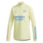adidas Womens AFC Arsenal Training Top Yellow Tint