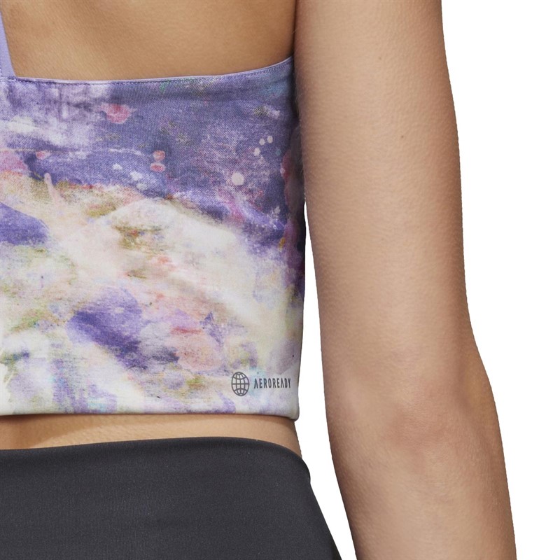 adidas Womens adidas X You For You Bra Top Purple Rush/Magic Earth/Light Purple