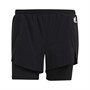 adidas Damen Primeblue Designed To Move 2-In-1 Sport Performance Sportshorts Schwarz