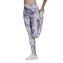 adidas Womens adidas X Zoe Saldana Sport Tights Purple Rush/Magic Earth/Light Purple