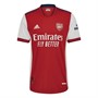 adidas Mens AFC Arsenal Authentic Home Jersey White/Scarlett