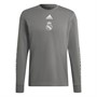 adidas Mens Rmcf Real Madrid Seasonal Specials Long-sleeve Top Grey Five/White