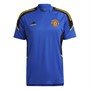 adidas Mens MUFC Manchester United Condivo EU Training Jersey Glow Blue
