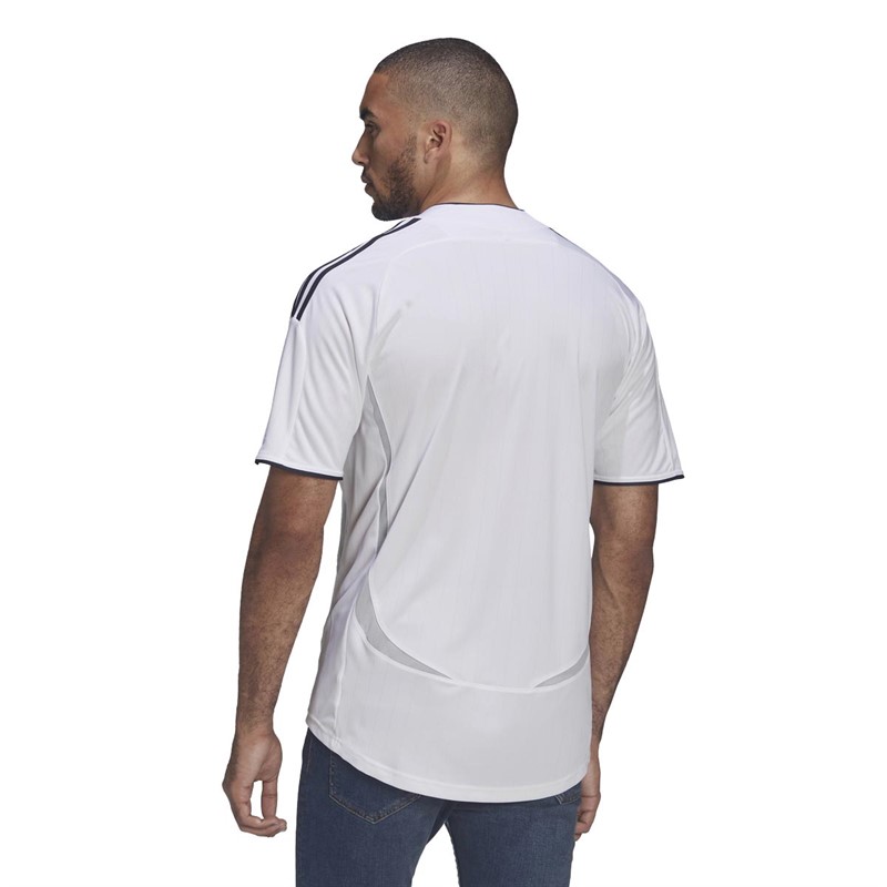 adidas Mens RMCF Real Madrid Teamgeist Jersey White