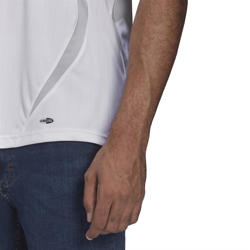 adidas Mens RMCF Real Madrid Teamgeist Jersey White