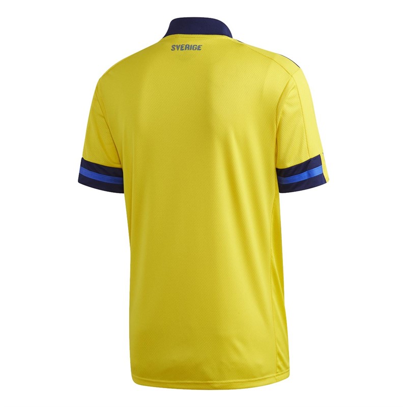 adidas Mens SVFF Sweden Home Jersey Yellow/Night Indigo