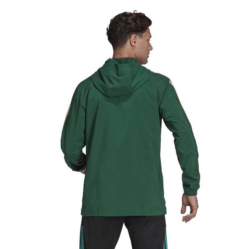 adidas Mens CFC Celtic Fc Tiro Presentation Track Top Dark Green