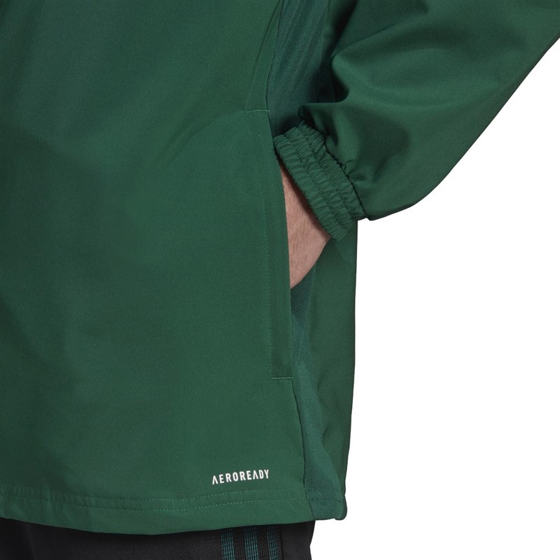 adidas Mens CFC Celtic Fc Tiro Presentation Track Top Dark Green