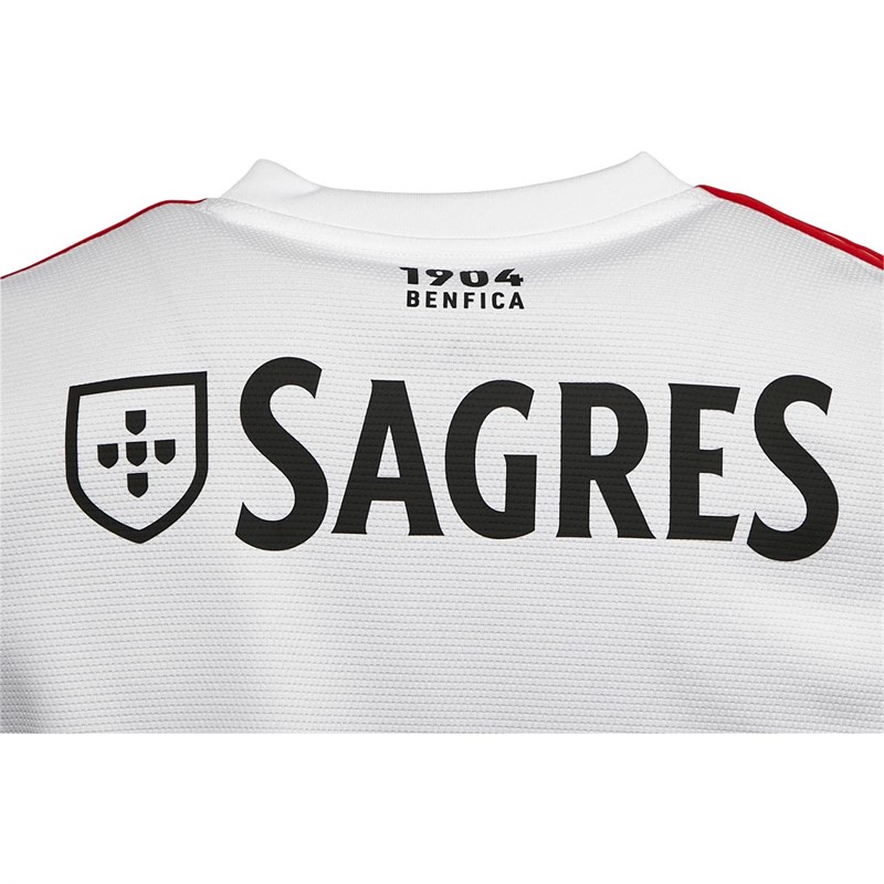 adidas Mens SLB Benfica Away Jersey White