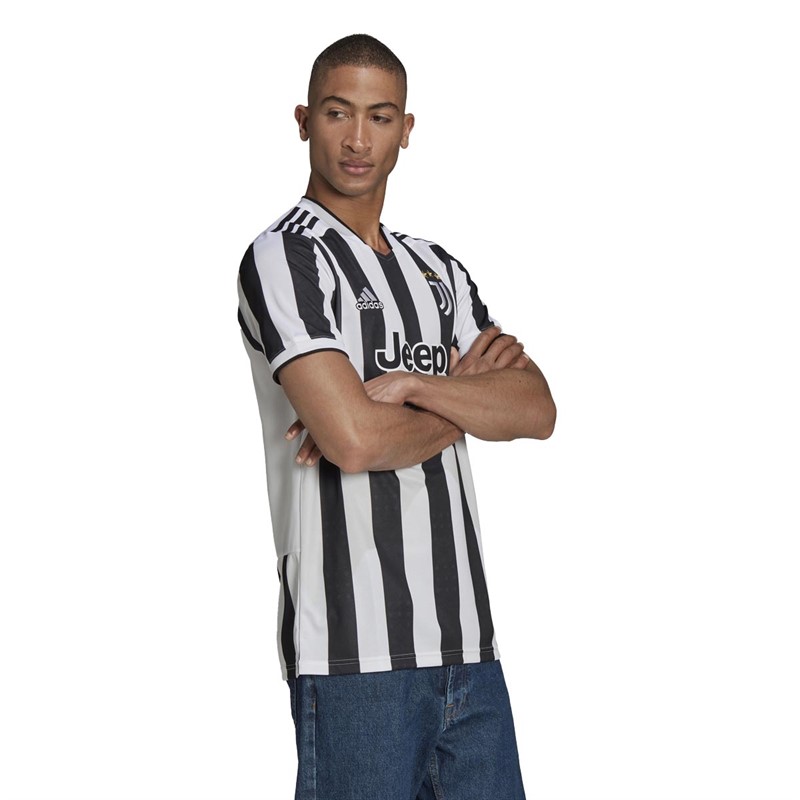 adidas Mens JFC Juventus Home Jersey White/Black