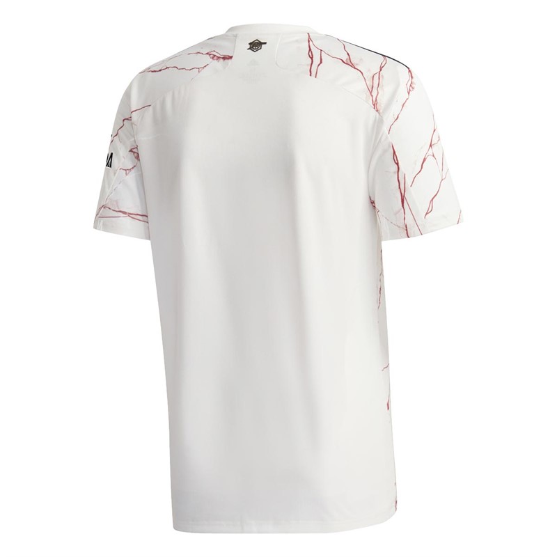 adidas Mens AFC Arsenal Away Jersey Cloud White/Black