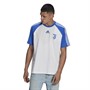 adidas Mens JFC Juventus Teamgeist Crew T-Shirt White/Hi Res Blue