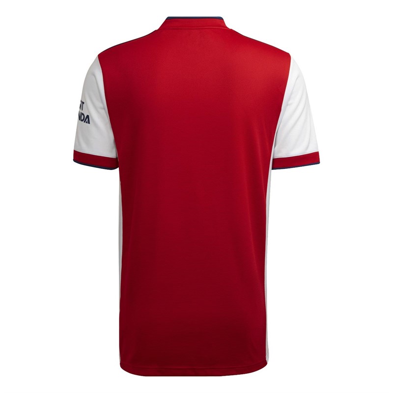 adidas Mens AFC Arsenal Home Jersey White/Scarlett