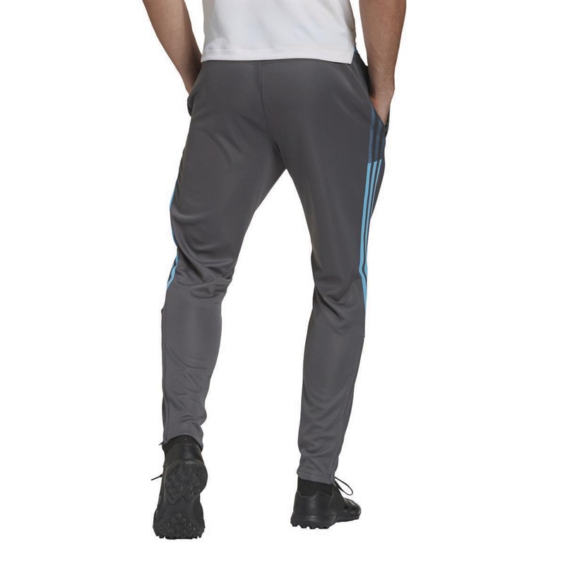 adidas Mens RMCF Real Madrid Tracksuit Bottoms Grey Five