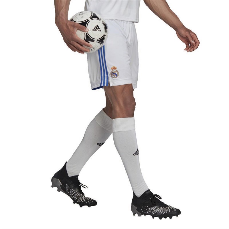 adidas Mens RMCF Real Madrid Home Shorts White