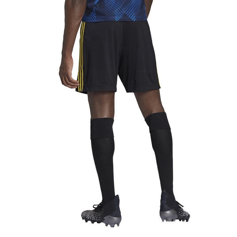 adidas Mens MUFC Manchester United Third Shorts Black