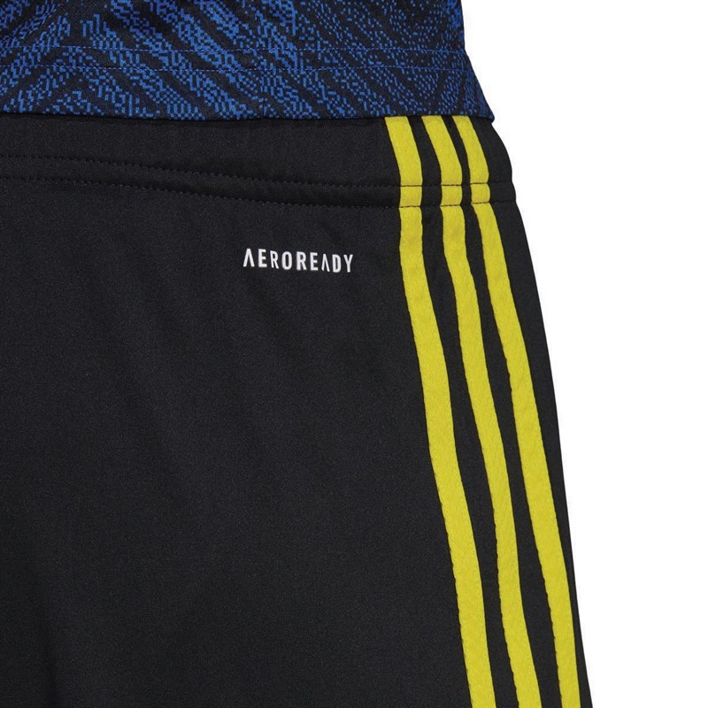 adidas Mens MUFC Manchester United Third Shorts Black