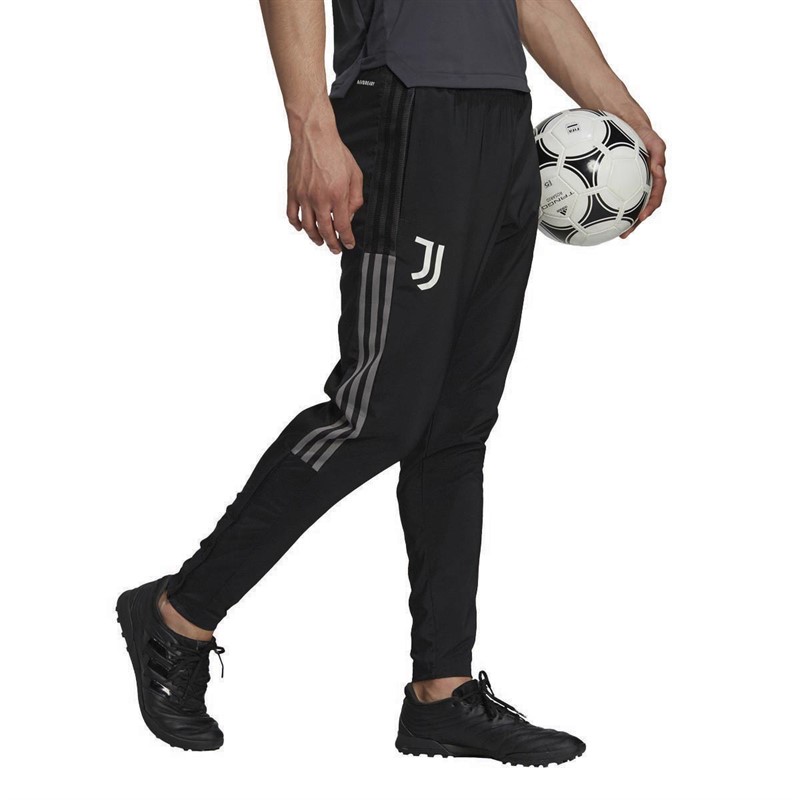adidas Mens JFC Juventus Tiro Presentation Tracksuit Bottoms Black