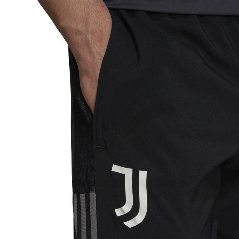 adidas Mens JFC Juventus Tiro Presentation Tracksuit Bottoms Black