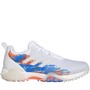 adidas Mens Codechaos Boost Waterproof Golf Shoes Footwear White/Grey One/Blue Rush