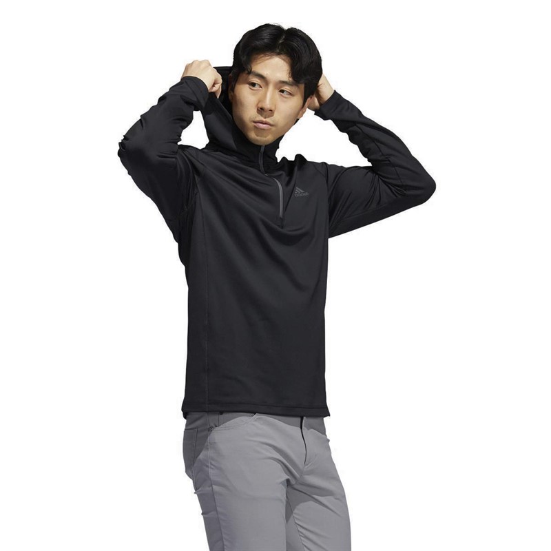 adidas Mens Primegreen Golf Hoodie Black