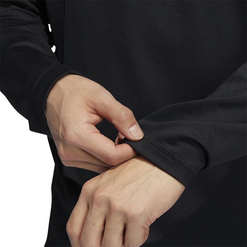 adidas Mens Primegreen Golf Hoodie Black