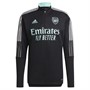 adidas Mens AFC Arsenal Tiro Training Top Black