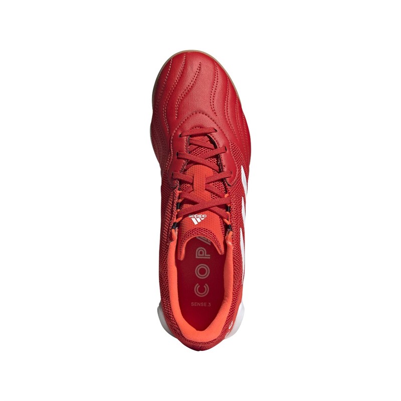 adidas Mens Copa Sense.3 In Indoor Sala Red/Footwear White/Solar Red