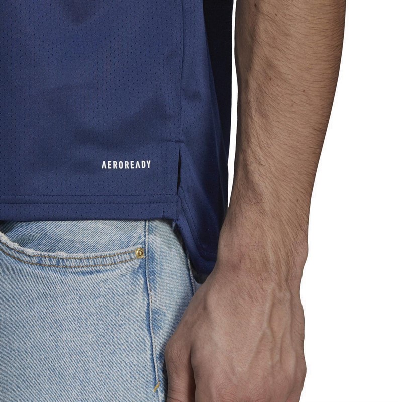 adidas Herren DFB Germany Performance Sporttops Blau