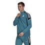 adidas Mens RMCF Real Madrid Condivo EU Presentation Track Top Blast Emerald
