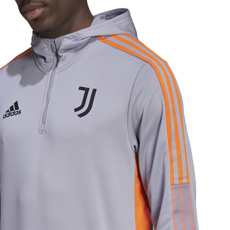 adidas Mens JFC Juventus Tiro 21 Track Top Glory Grey