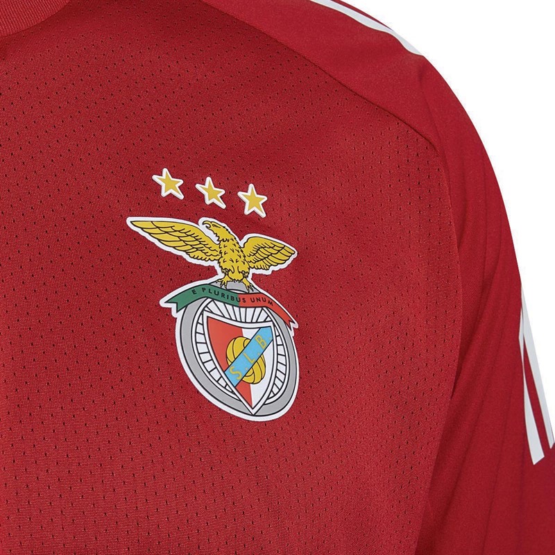 adidas Mens SLB Benfica Training Jersey Team Power Red