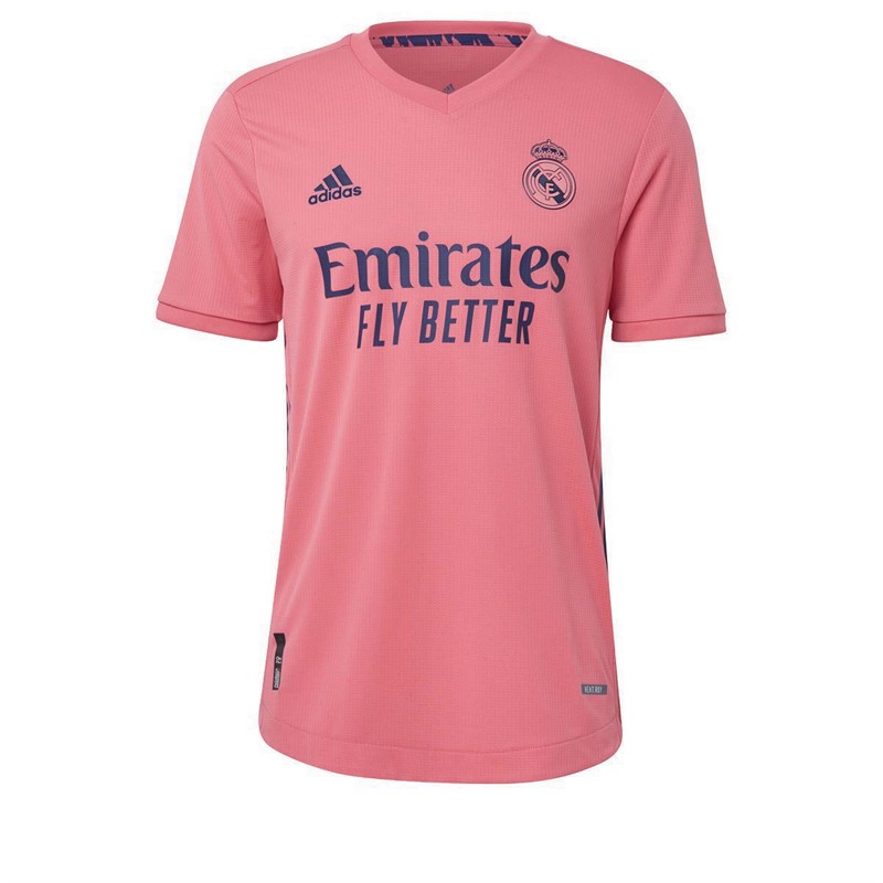 Buy adidas Mens RMCF Real Madrid Authentic Away Jersey Spring Pink