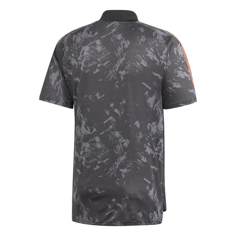 adidas Mens JFC Juventus Ultimate Training Jersey Black/App Signal Orange