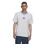 adidas Mens RMCF Real Madrid Icons T-Shirt White/Blast Emerald