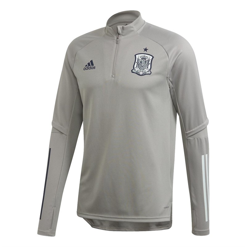 adidas Mens Fef Spain Training Top MGH Solid Grey