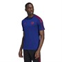 adidas Mens FCB FC Bayern Munich Tiro T-Shirt Mystery Ink/FCB True Red