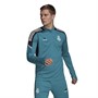 adidas Mens RMCF Real Madrid Condivo EU Training Top Blast Emerald