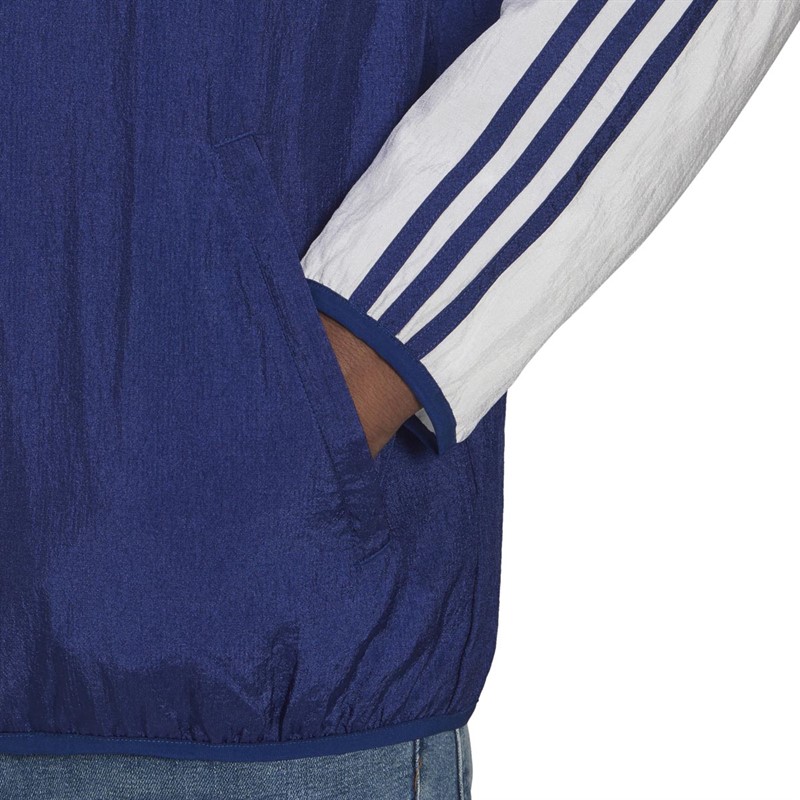 adidas Mens JFC Juventus Icons Woven Jacket Victory Blue/White