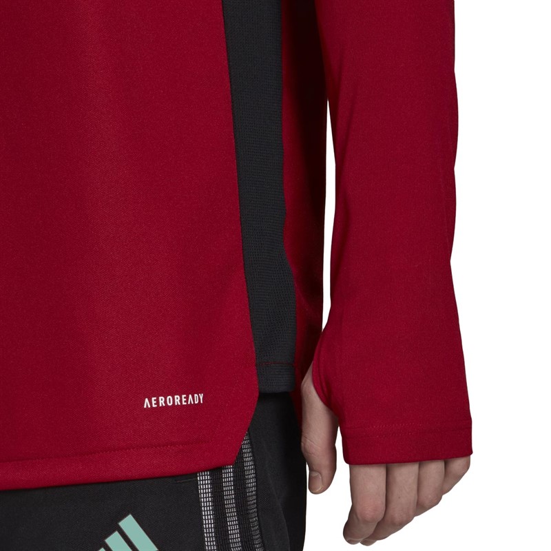 adidas Mens AFC Arsenal Tiro Training Top Active Maroon