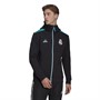 adidas Mens RMCF Real Madrid adidas Z.N.E. Anthem Jacket Black/Blast Emerald