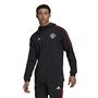 adidas Mens MUFC Manchester United Tiro Presentation Track Top Black