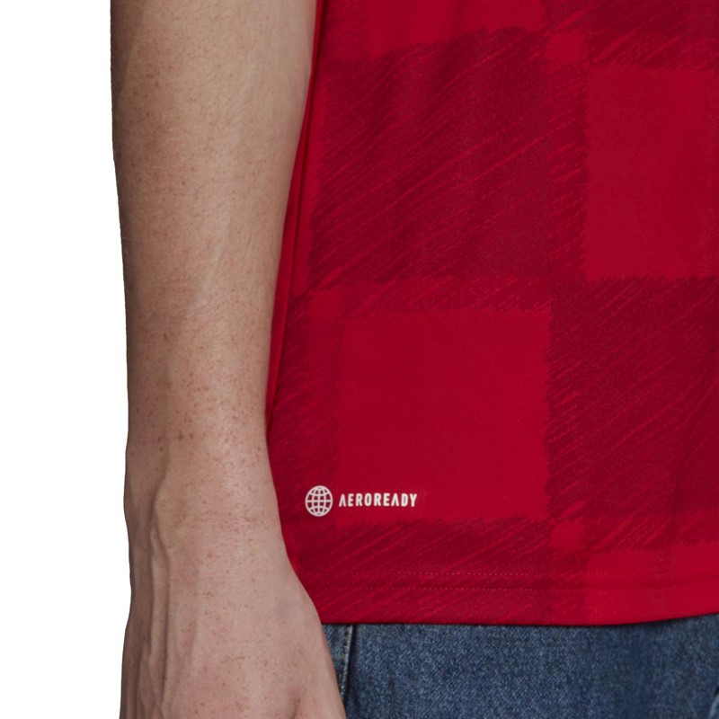 adidas Mens RB New York Red Bulls Away Jersey Red/White