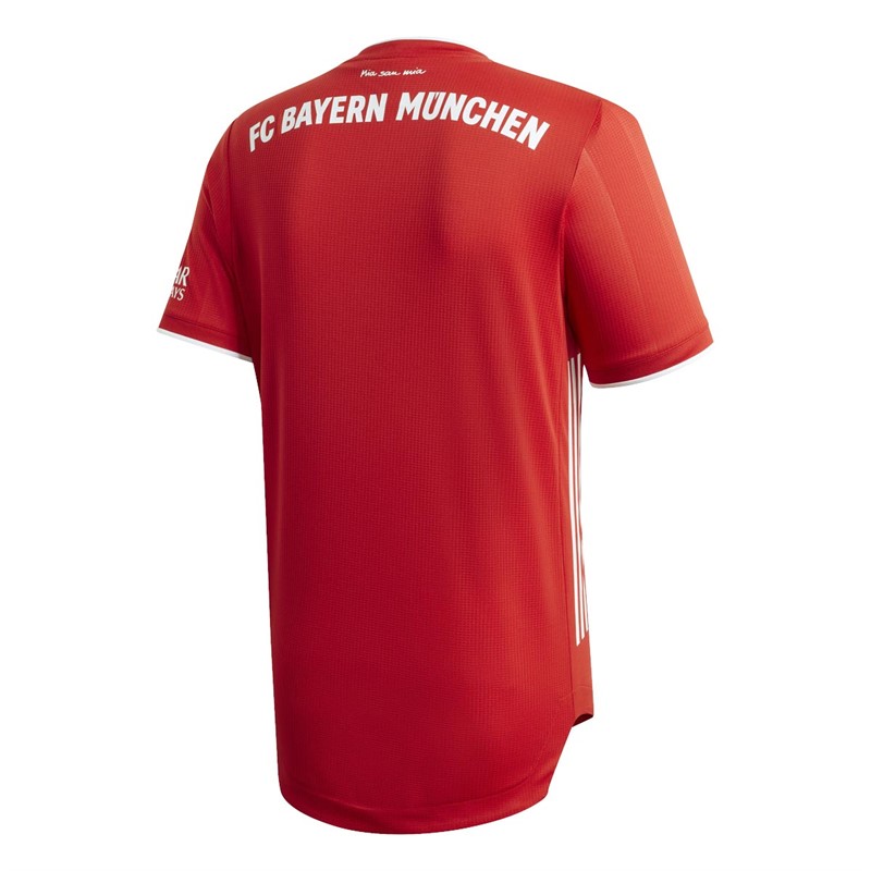 adidas Mens FCB FC Bayern Munich Authentic Home Jersey FCB True Red