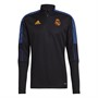 adidas Mens RMCF Real Madrid Tiro Training Top Black