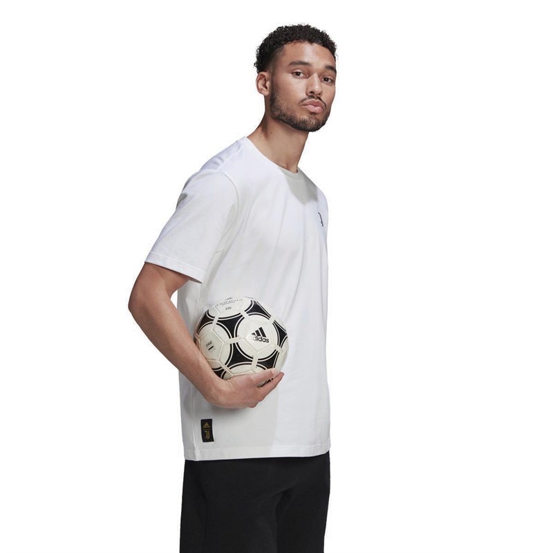 adidas Herren JFC Juventus T-Shirts Weiß
