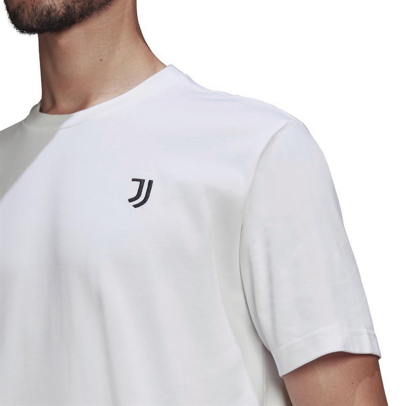adidas Herren JFC Juventus T-Shirts Weiß