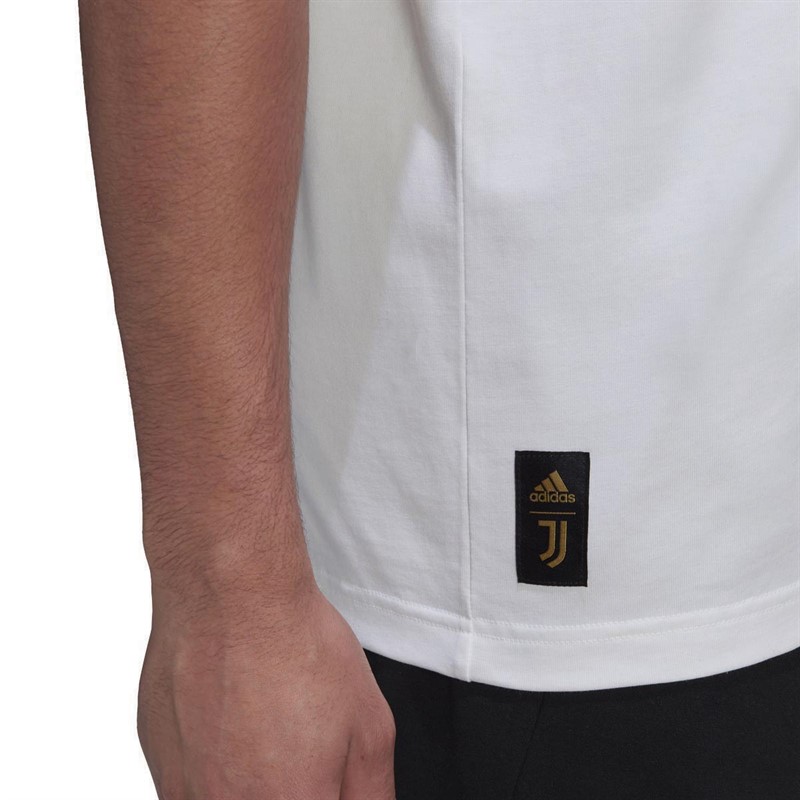 adidas Herren JFC Juventus T-Shirts Weiß