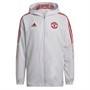 adidas Mens MUFC Manchester United Tiro Presentation Track Top Dash Grey